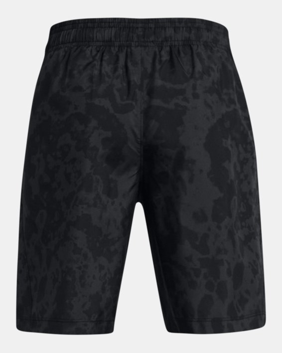 Boys' UA Tech™ Woven Printed Shorts in Black image number 1